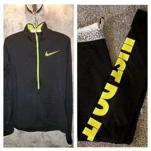 Bundle: leggings and zip up